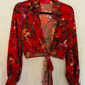 Flying Tomato Front Tie Blouse & Matching Pants